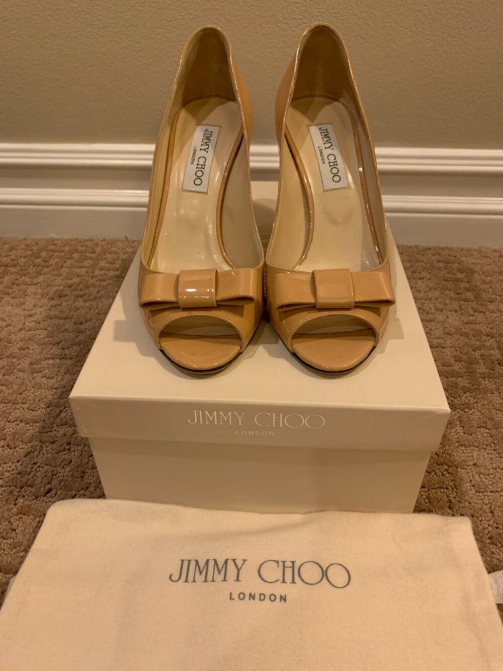 jimmy choo Bow pumps Blush - Picture 2 of 5